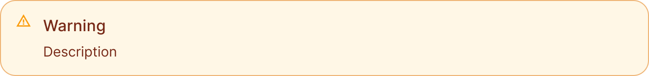 V2 warning alert variant